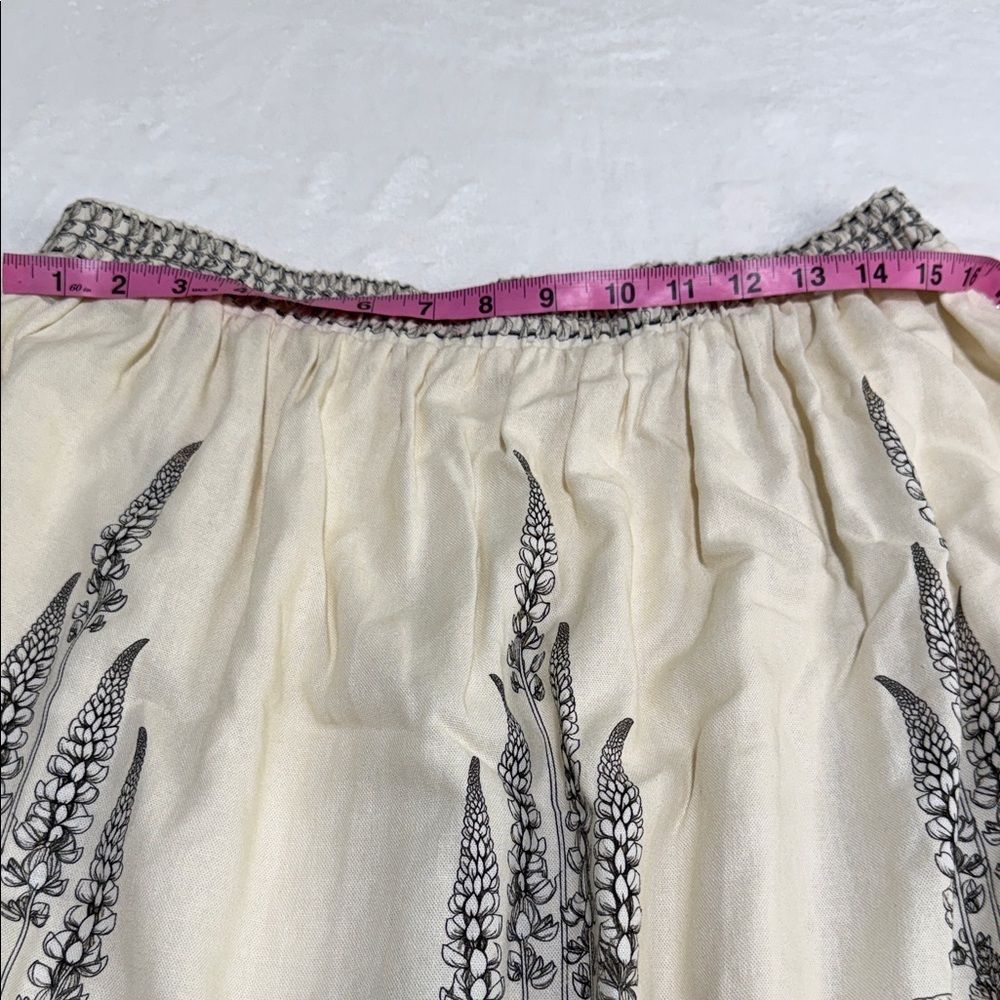 Max Studio Cream and Black A-Line Skirt - Picture 5 of 7